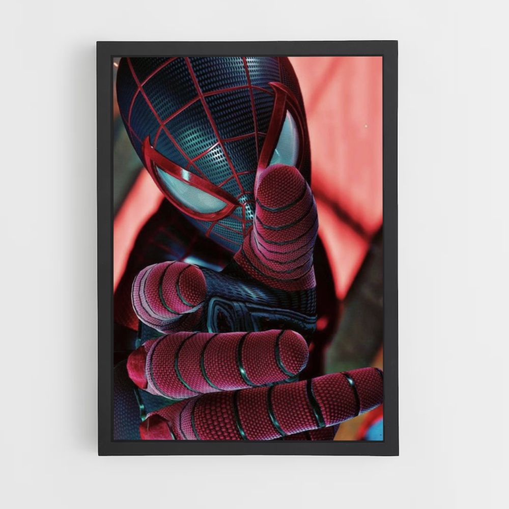 Poster Spiderman Black