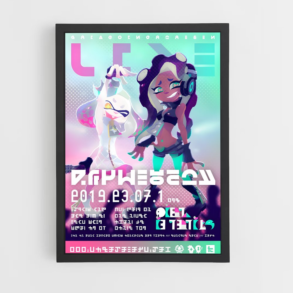 splatoon-2 cadre Noir