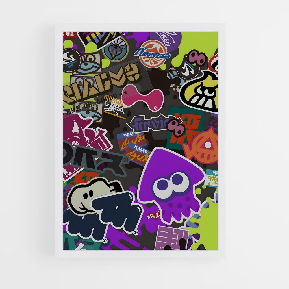 splatoon-3 cadre Blanc