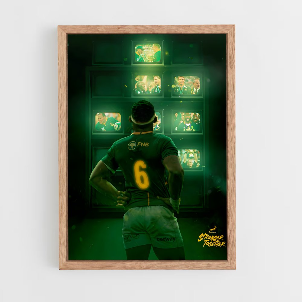 springboks-10 cadre Bois clair