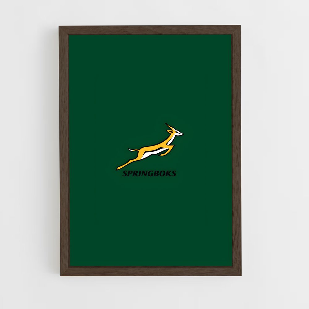 springboks-13 cadre Bois foncé