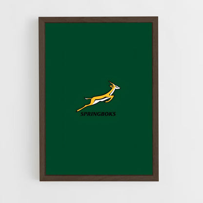 springboks-13 cadre Bois foncé