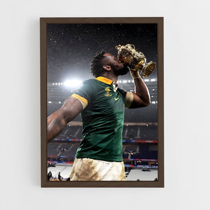 springboks-16 cadre Bois foncé