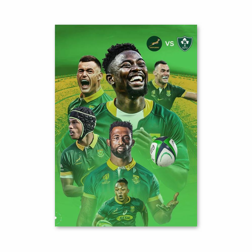 Poster Triumph Rugby Springboks | Aesthetic Posters