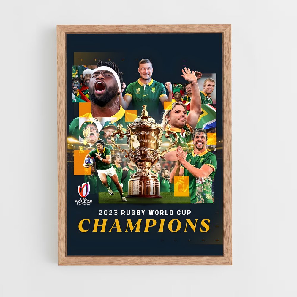 springboks-8 cadre Bois clair