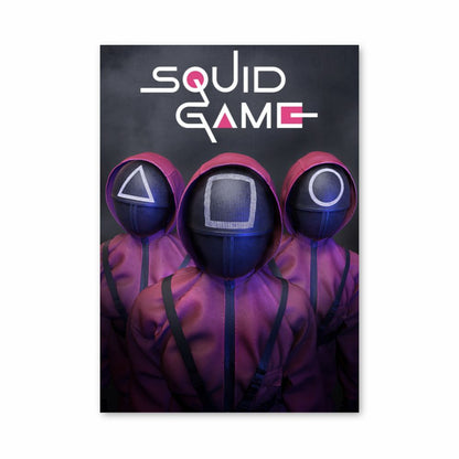 Poster Squid Game Triangle Square Round