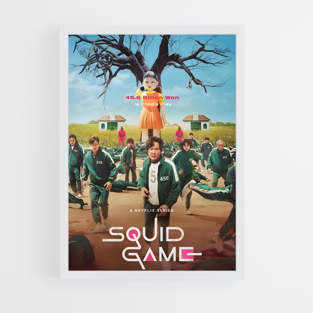 squid-game-7 cadre Blanc