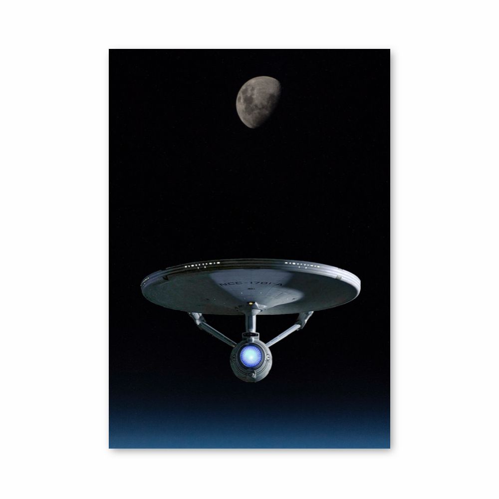 Star Trek Moon Poster