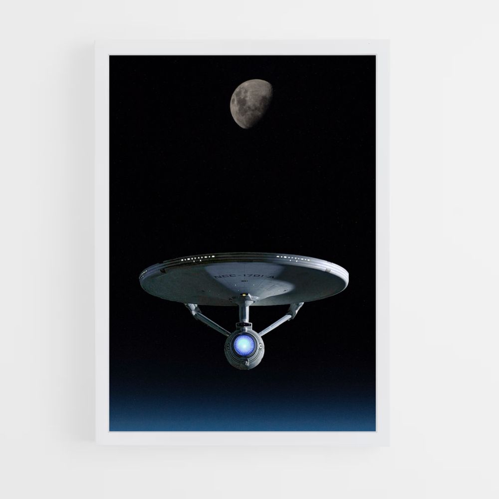 Star Trek Moon Poster