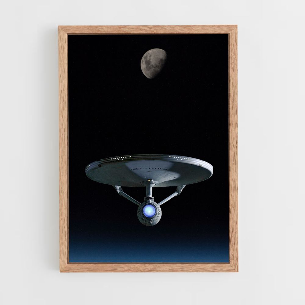 Star Trek Moon Poster