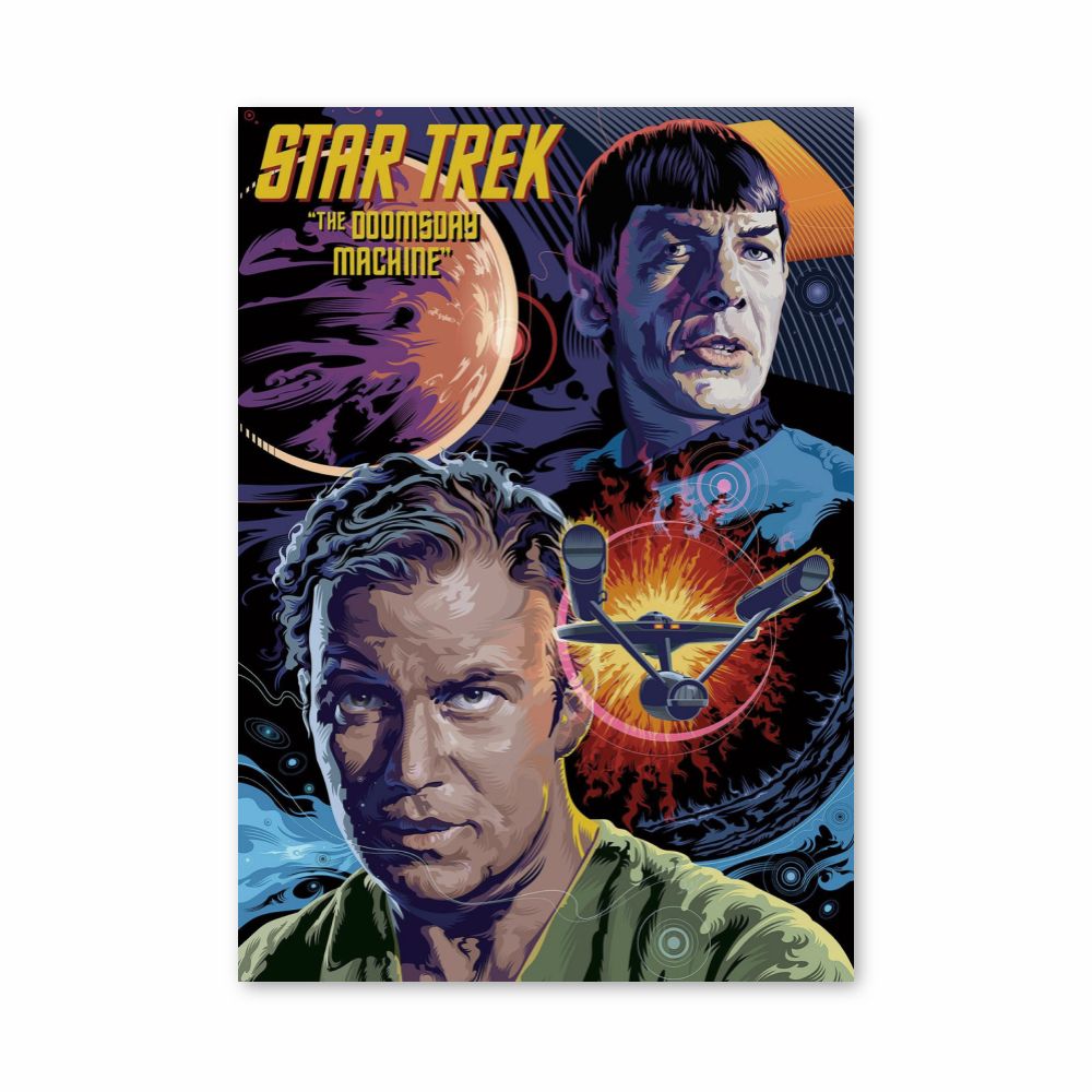 Star Trek Drawing Poster