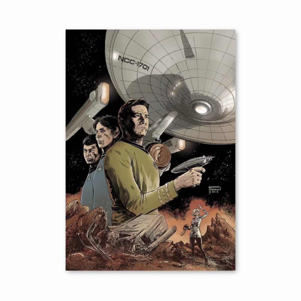 Star Trek Cartoon Poster