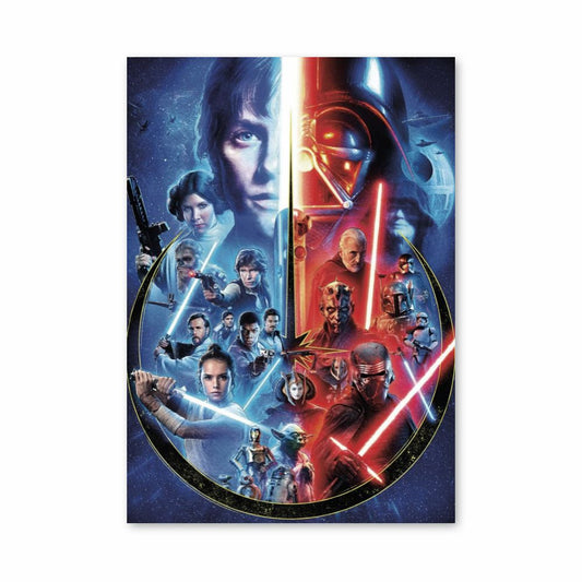 Poster Jedi vs Siths