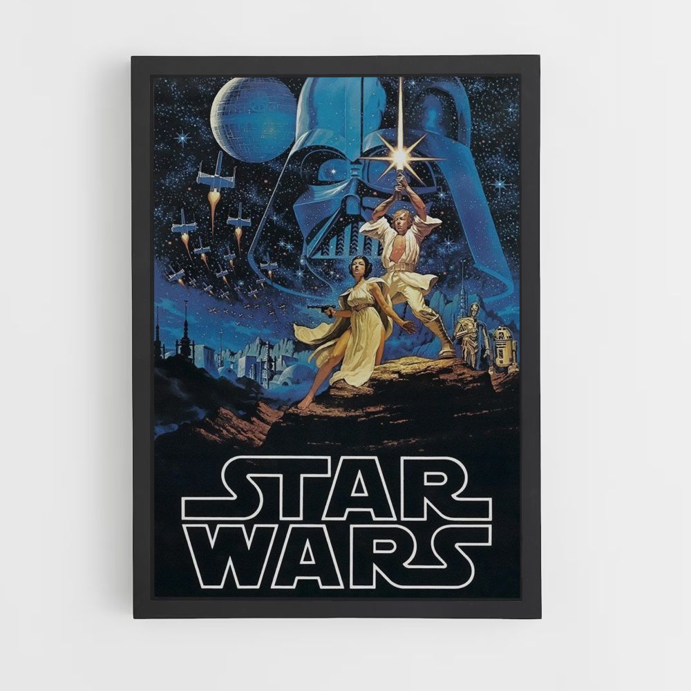 Star Wars Retro Poster