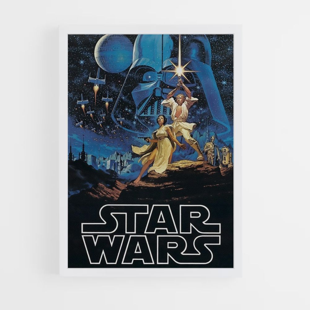 Star Wars Retro Poster