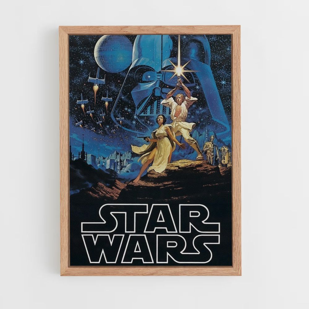 Star Wars Retro Poster