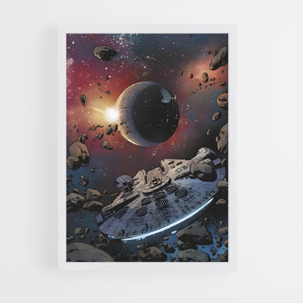 star-wars-37 cadre Blanc
