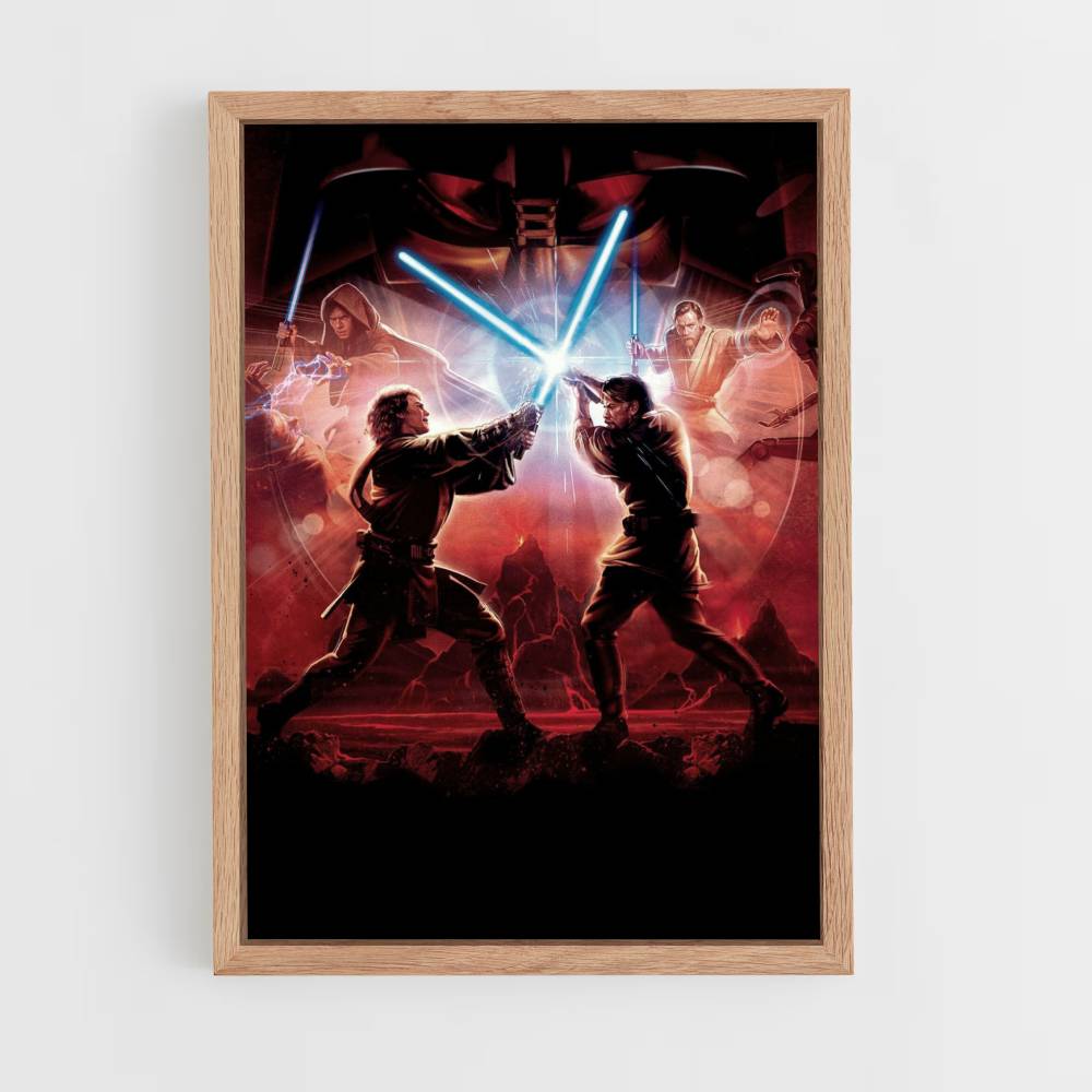 Poster Anakin Obiwan Fight