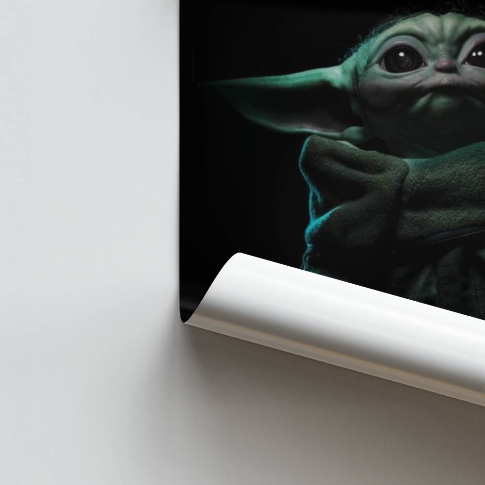 Cute Baby Yoda Poster