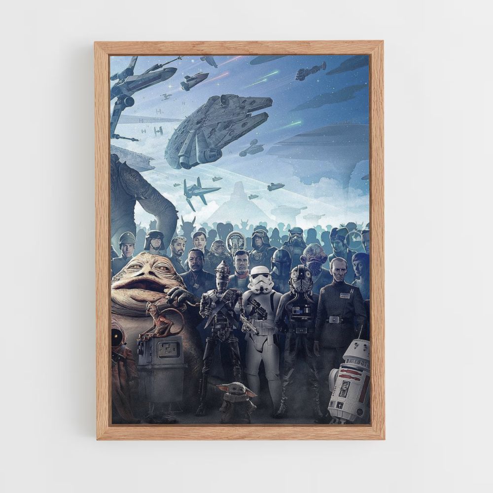 Poster Star Wars-oorlog