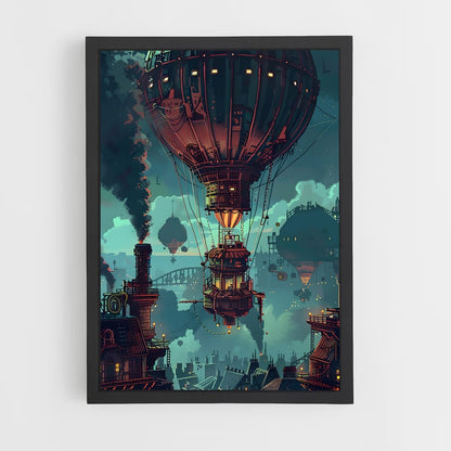 steampunk-2 cadre Noir