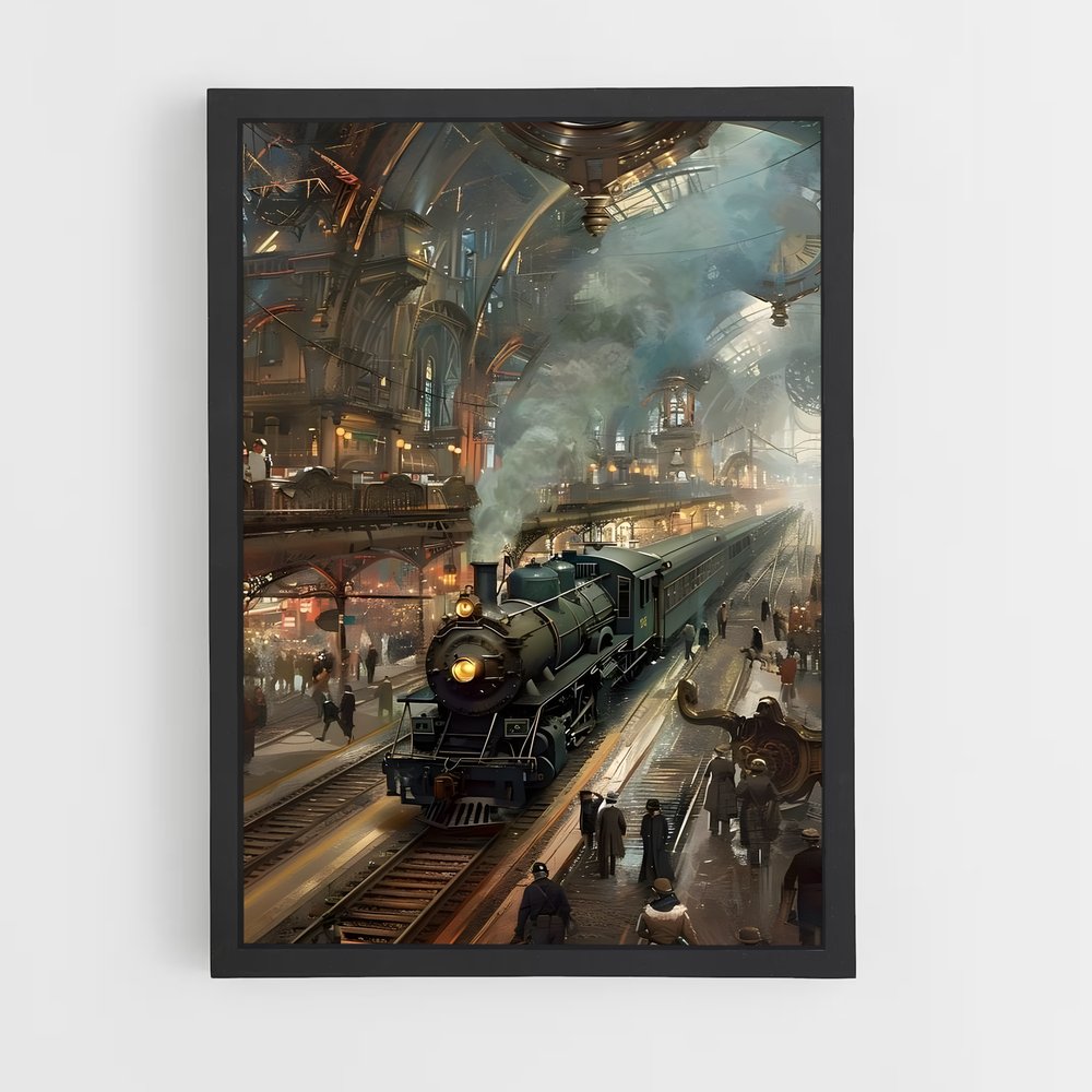 steampunk-4 cadre Noir