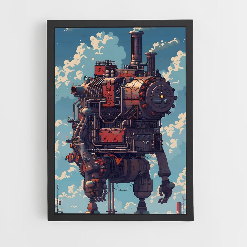 steampunk-7 cadre Noir