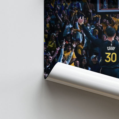 Stephen Curry Basket Poster