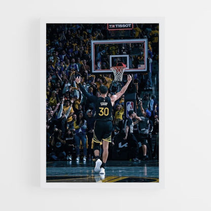 Stephen Curry Basket Poster