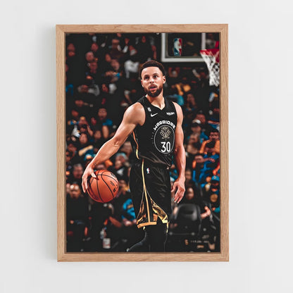stephen-curry-3 cadre Bois clair