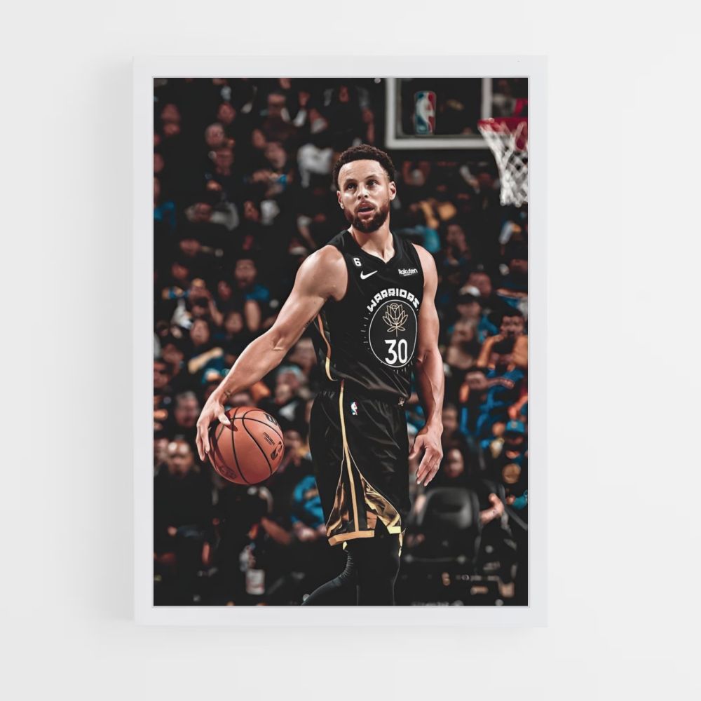 Stephen Curry Dribbles Poster