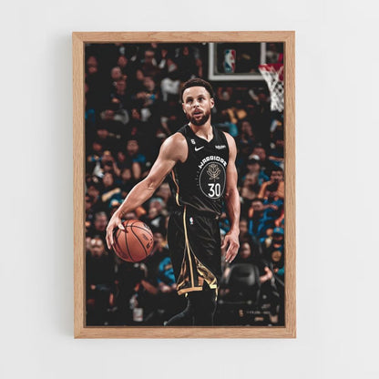 Stephen Curry Dribbles Poster