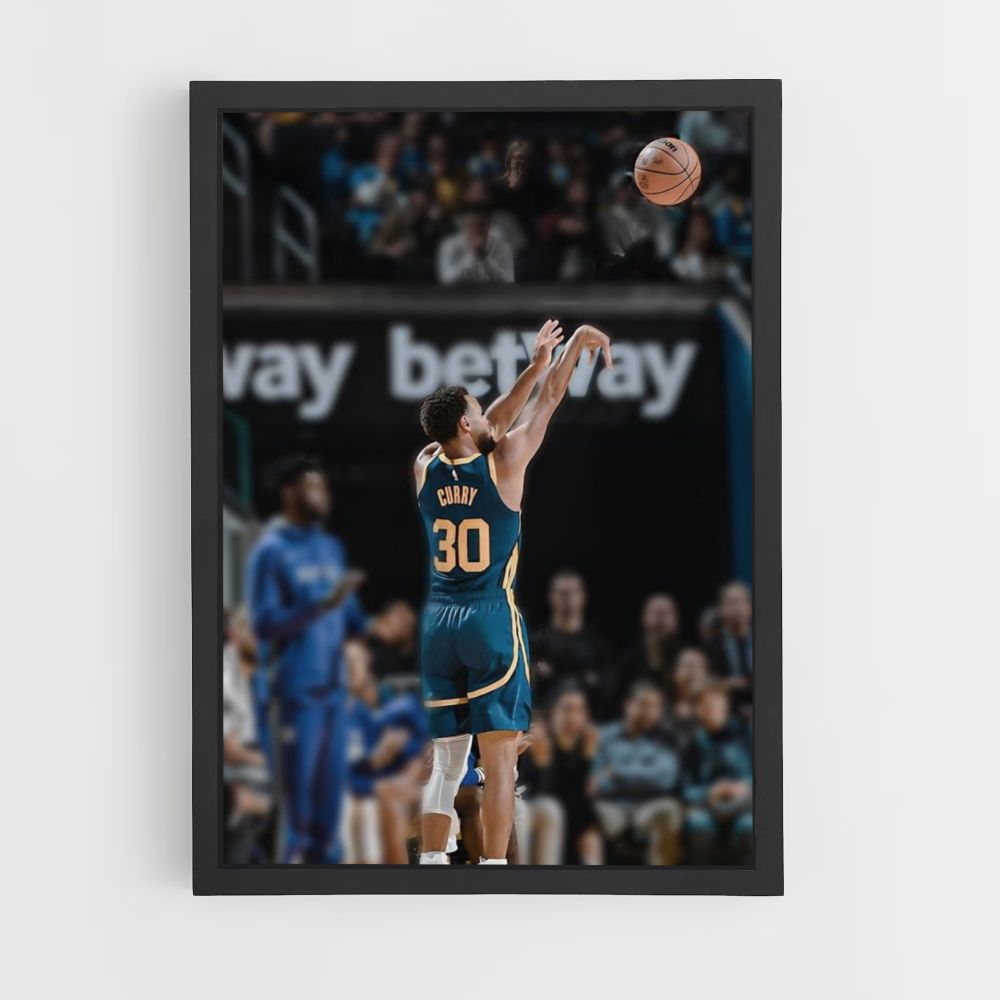 Stephen Curry Shooting Poster