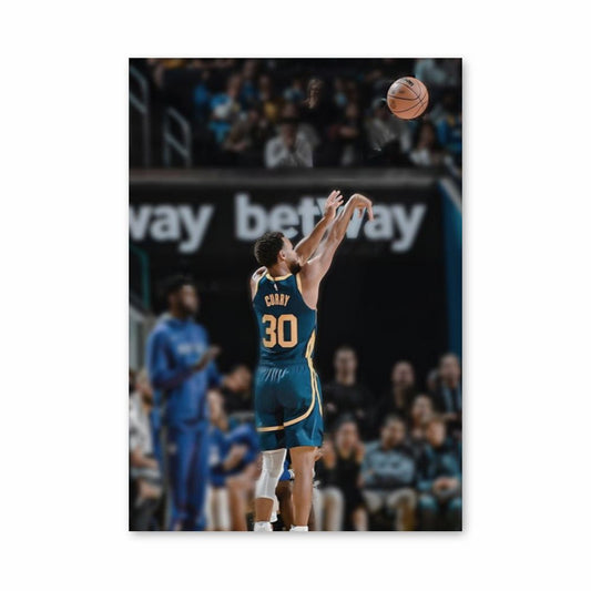 Stephen Curry Shooting Poster