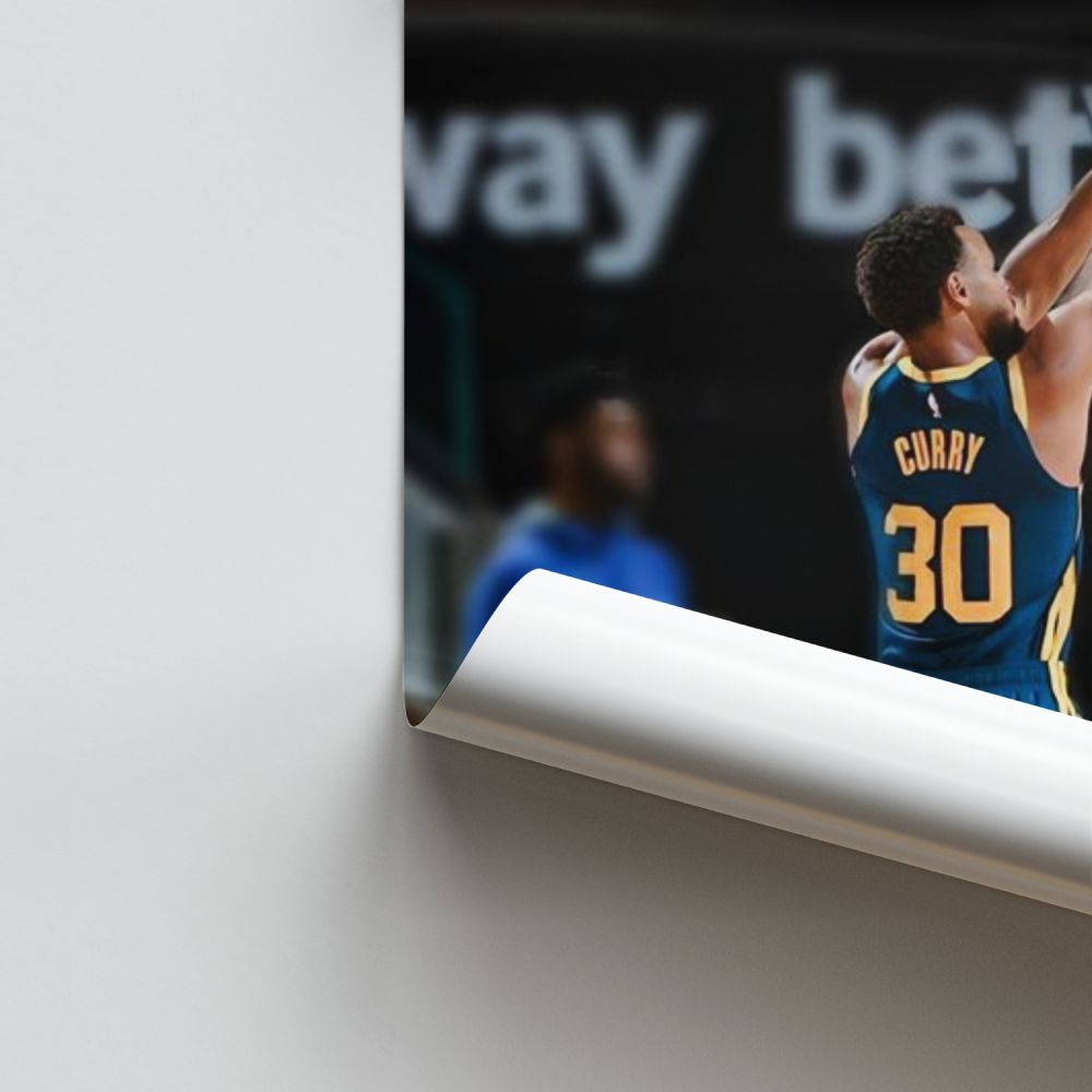 Stephen Curry Shooting Poster