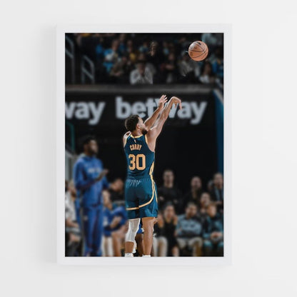 Stephen Curry Shooting Poster