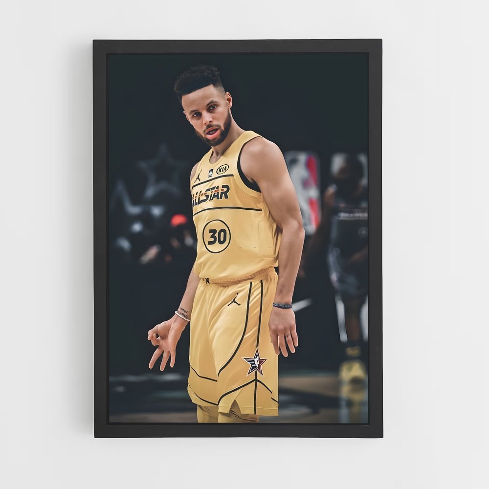 stephen-curry-5 cadre Noir