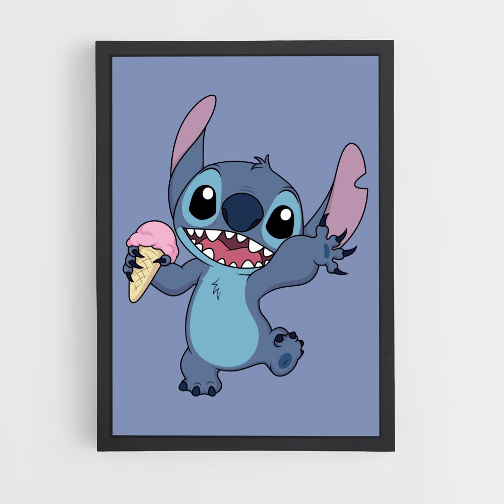 Poster Stitch Ice Cream