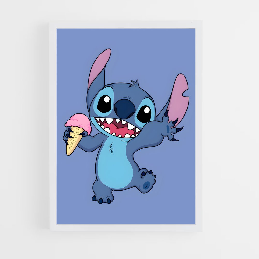 stitch-10 cadre Blanc