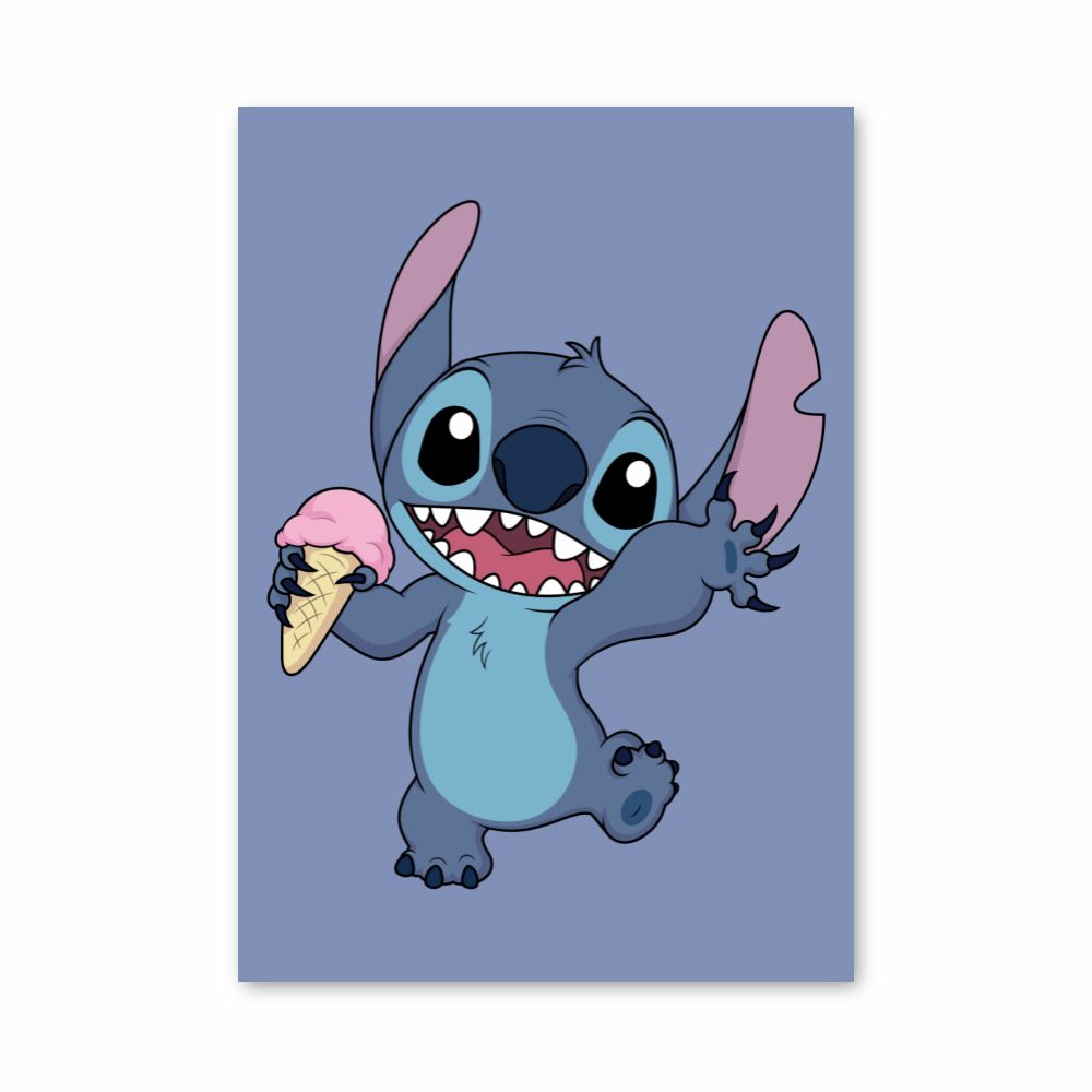 Poster Stitch Ice Cream