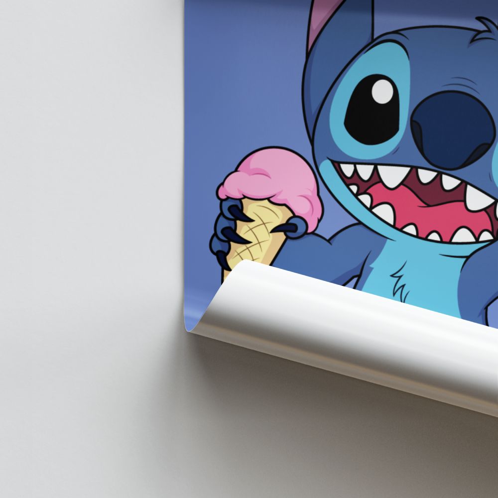 Poster Stitch Ice Cream