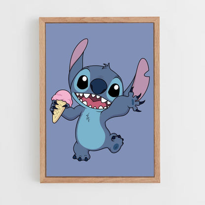 Poster Stitch Ice Cream