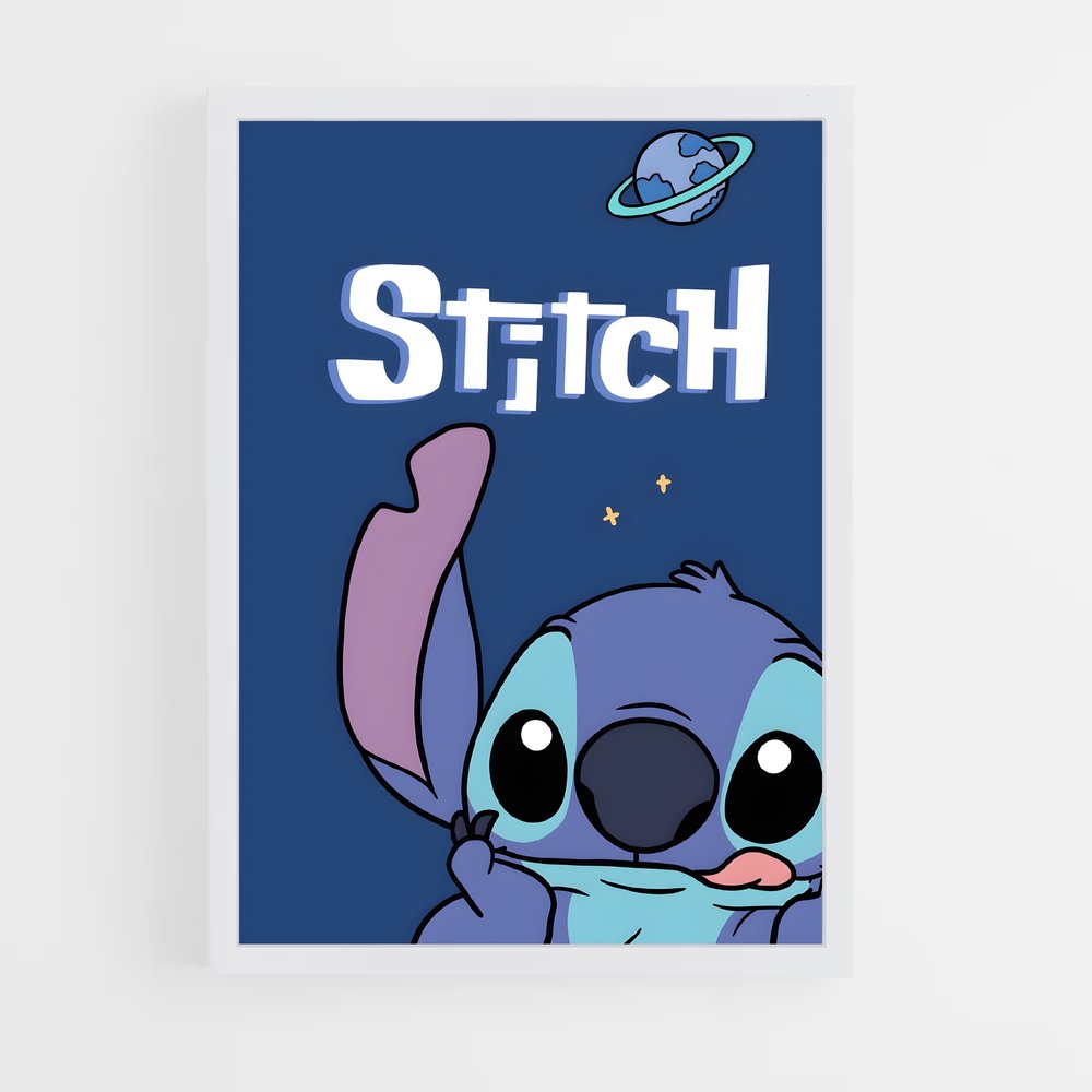 stitch-11 cadre Blanc