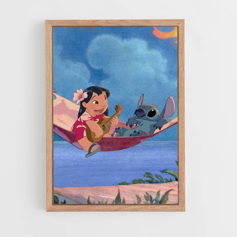 Poster Lilo Stitch Hammock