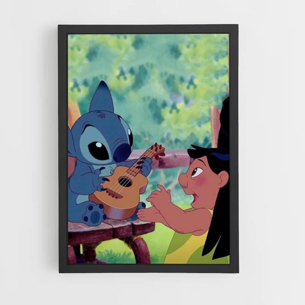 Stitch Ukulele Poster