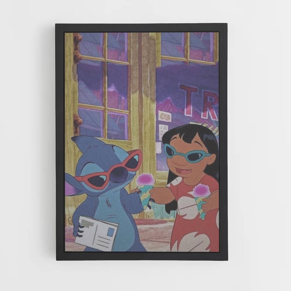 Lilo Stitch Fashion Poster