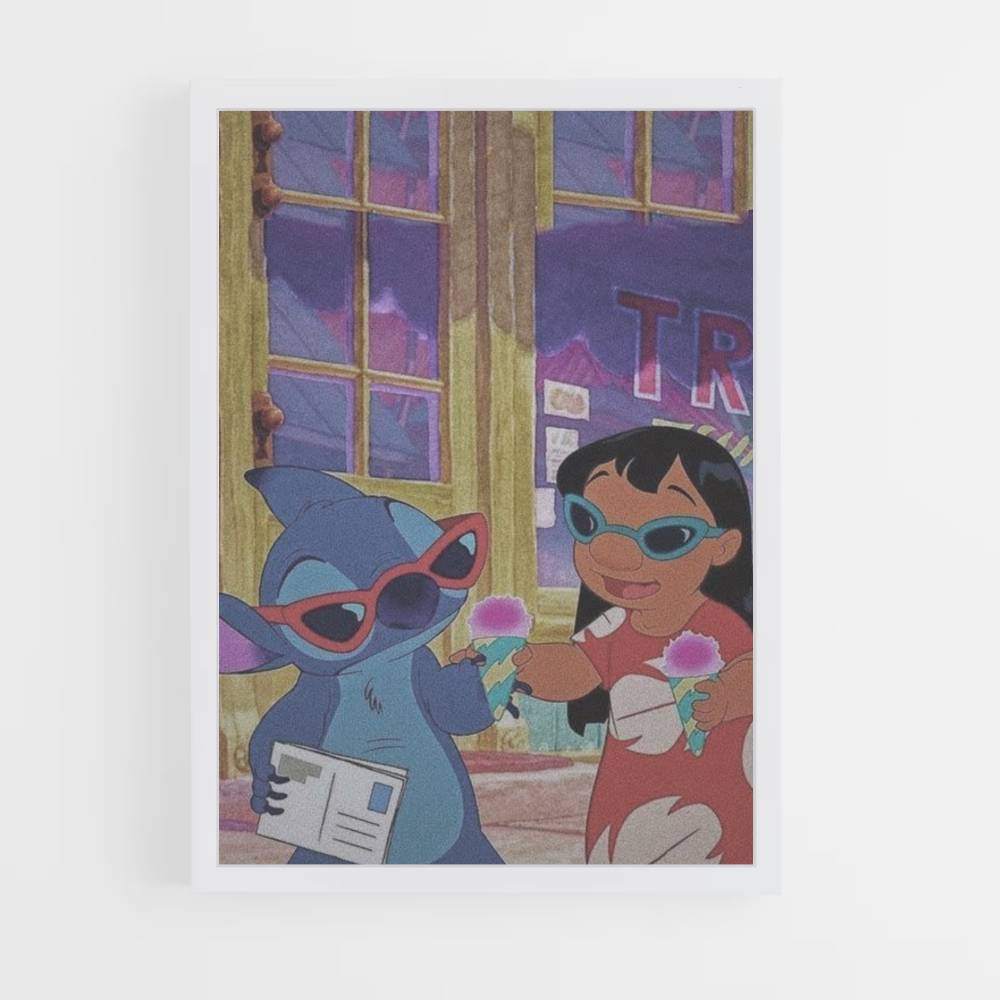 Lilo Stitch Fashion Poster