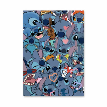 Stitch Collage Poster