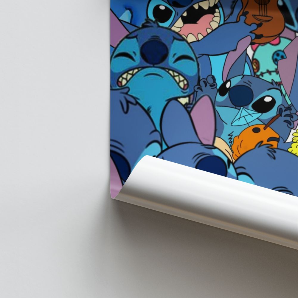 Stitch Collage Poster