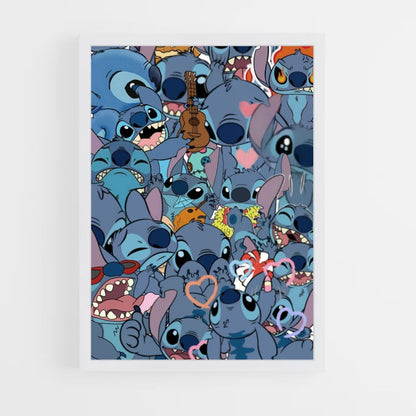 Stitch Collage Poster